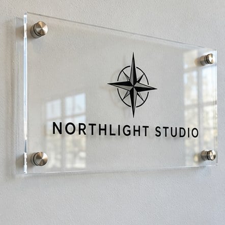 Custom Acrylic Wall Logo Signs