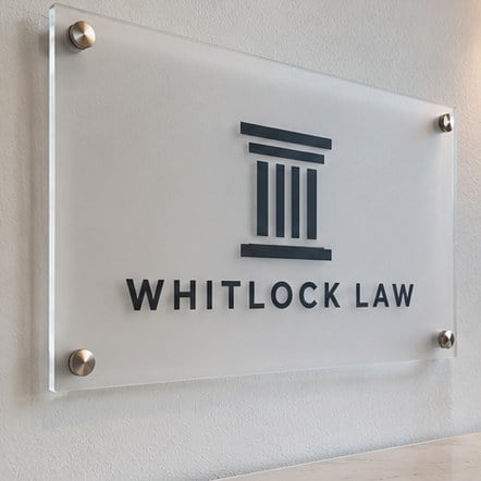 Custom Frosted Acrylic Signs